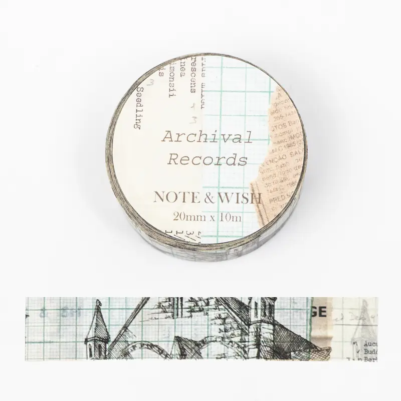 Note & Wish Washi Tape - Archival Records