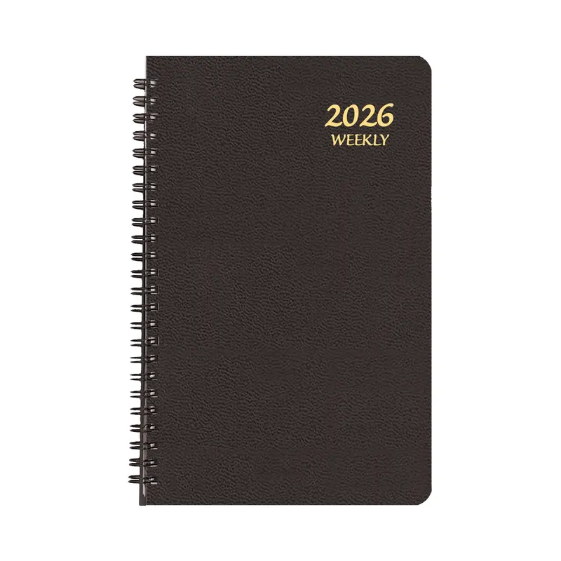 Payne 2026 Skivertex Weekly Planner (5.5 x 8.5)Black