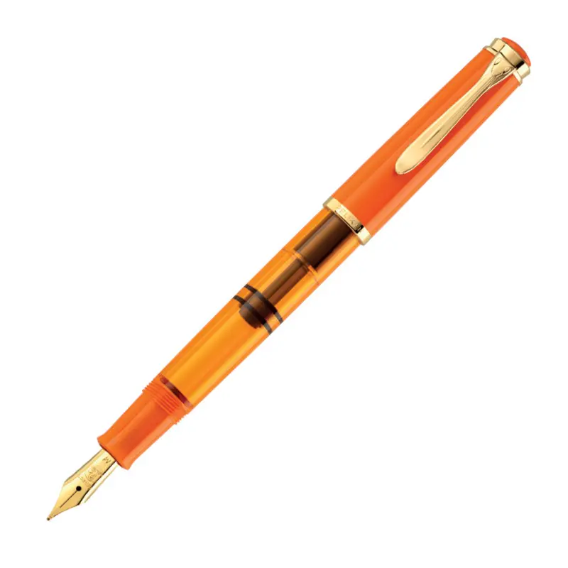 Pelikan Classic M200 Fountain Pen - Orange Delight (Special Edition)Extra Fine