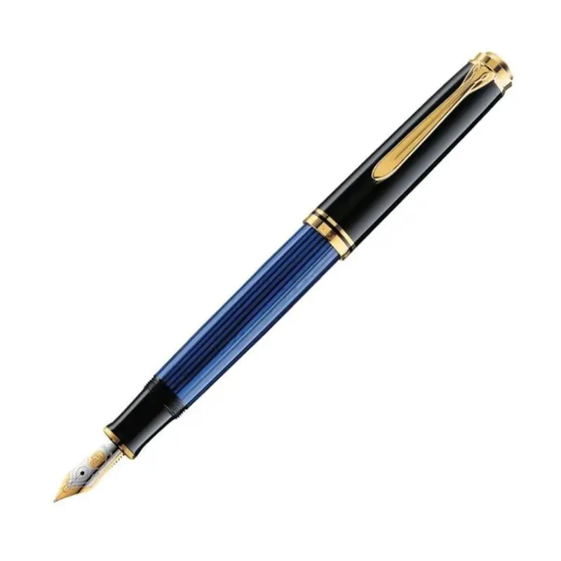 Pelikan Souvern M600 Series Fountain Pen - Black/BlueExtra-Fine