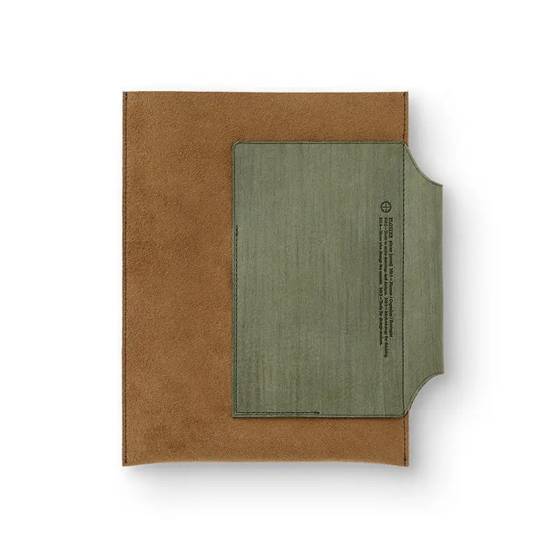 PLOTTER Leather Bible Binder Case - Green