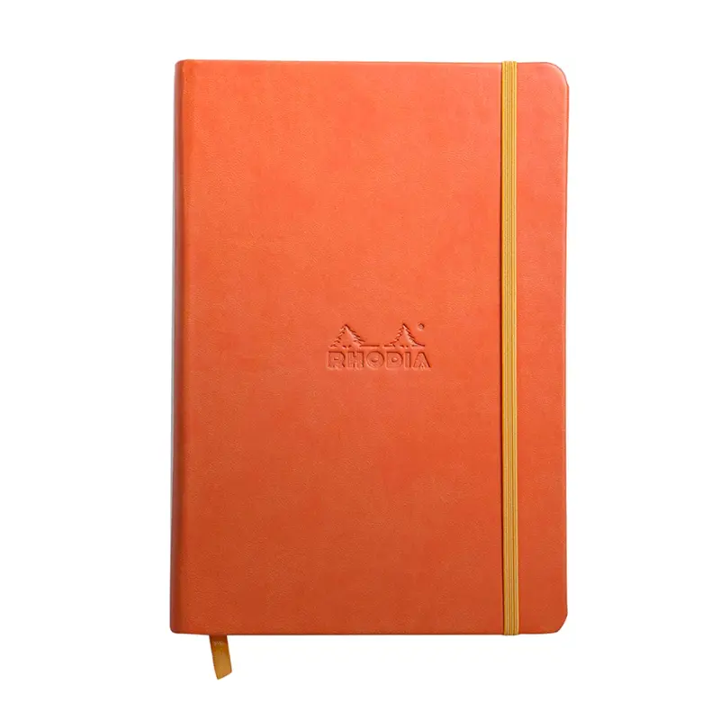Rhodia Rhodiarama Webnotebook Softcover A5 Dot Grid - Tangerine