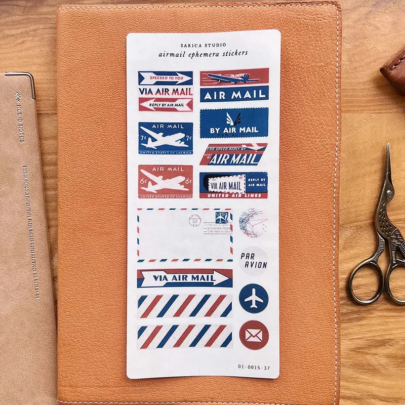 Sarica Studio Stickers - Airmail Ephemera