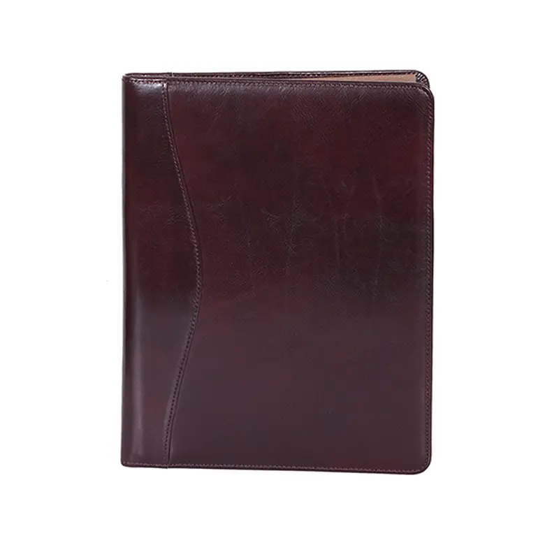 Scully 5012 Leather Pad Holder - Italian Burgundy