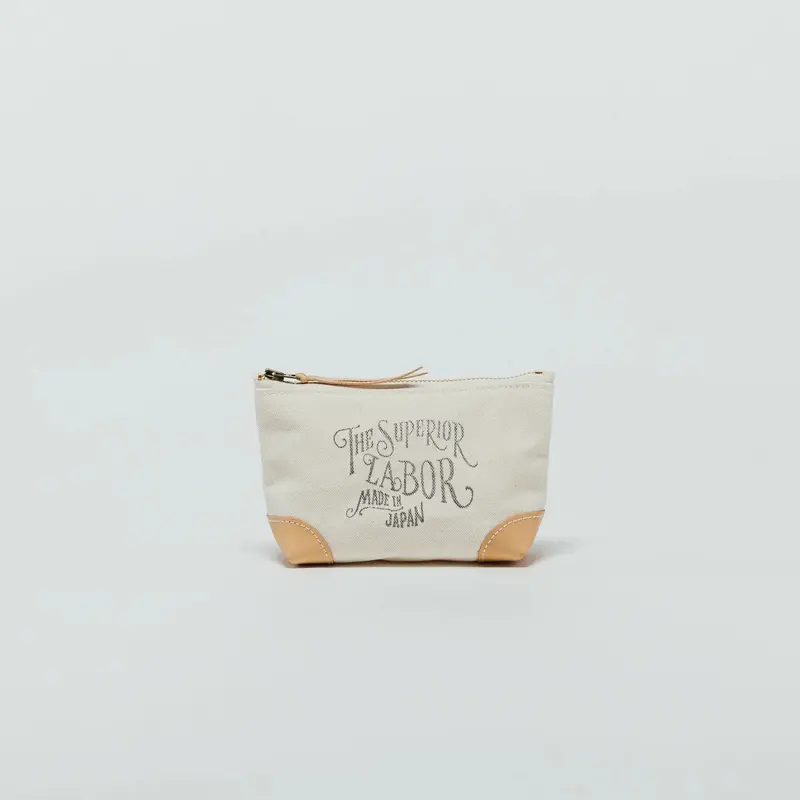 The Superior Labor #02 Color Canvas Pouch - White