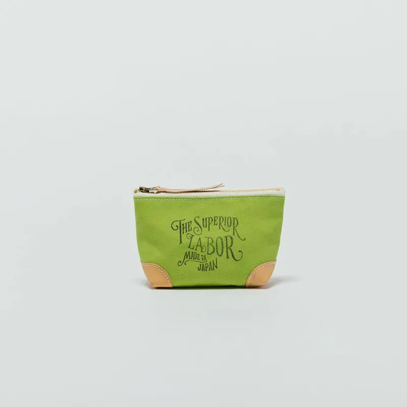 The Superior Labor #02 Color Canvas Pouch - Yellow Green