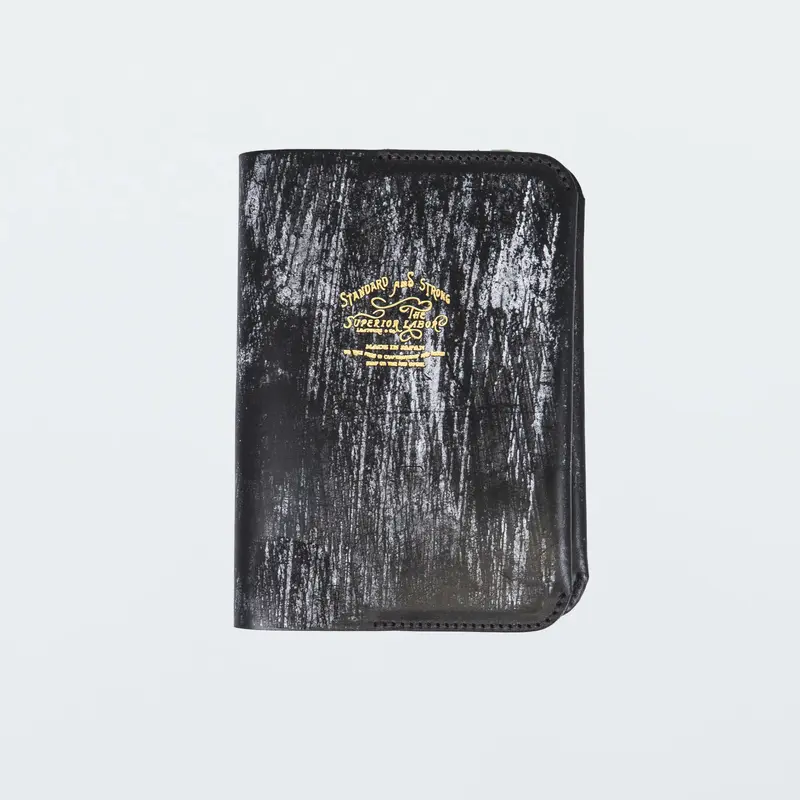 The Superior Labor A6 Bridle Leather Notebook Cover - Black