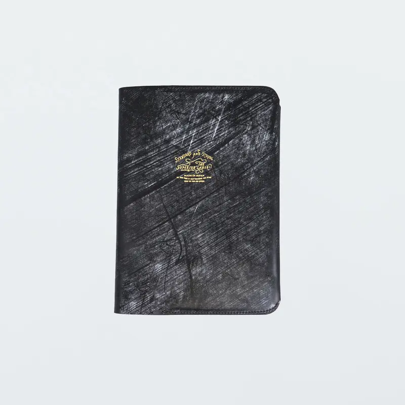The Superior Labor B6 Bridle Leather Notebook Cover - Black