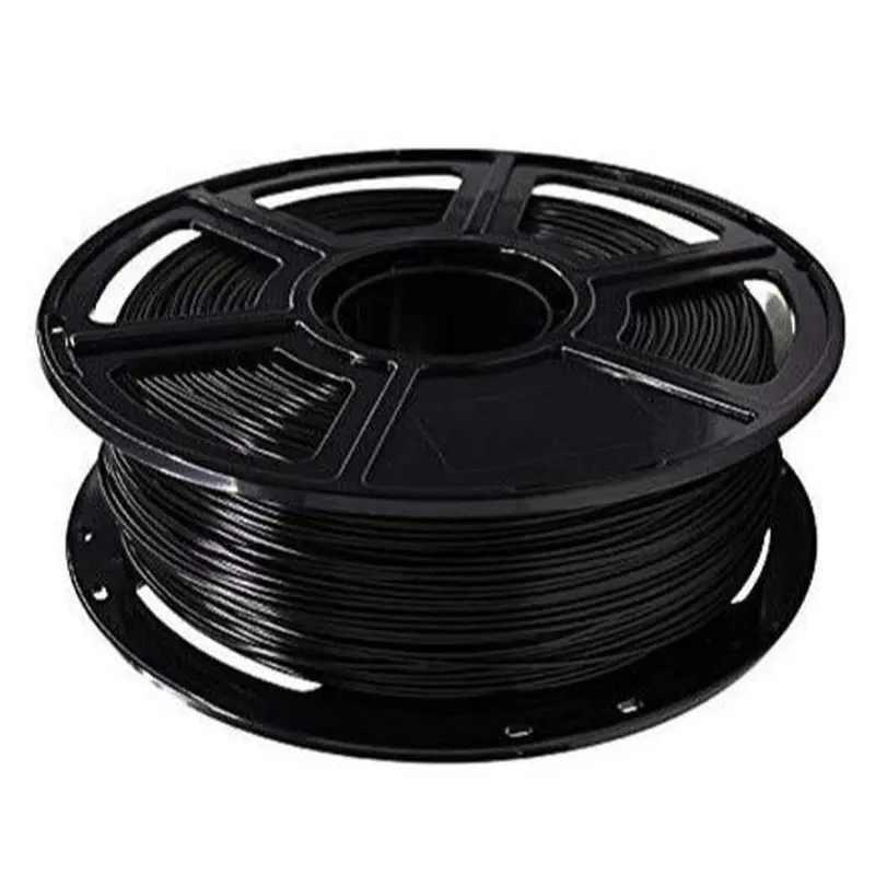 1.75mm black flashforge pla filament 600g roll