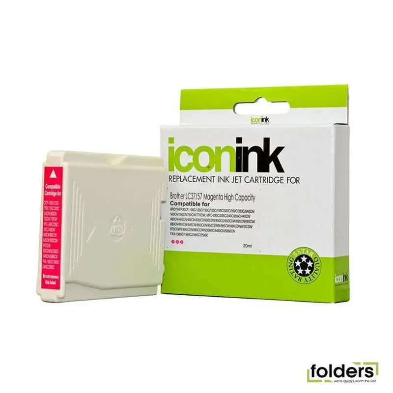 Icon Compatible Brother LC37/LC57 Magenta Ink Cartridge