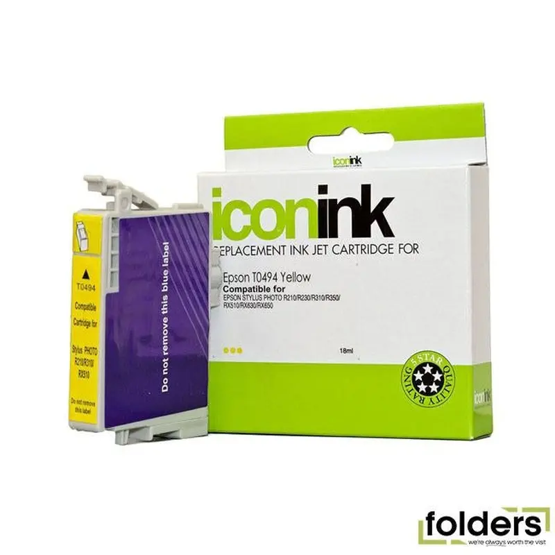 Icon Compatible Epson T0494 Yellow Ink Cartridge