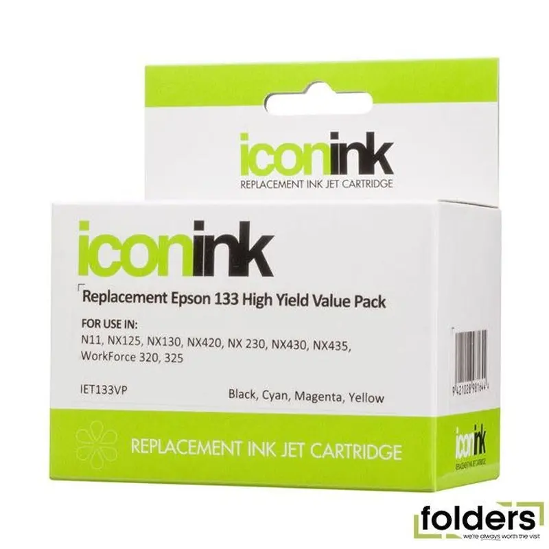 Icon Compatible Epson 133 B/C/M/Y Value Pack