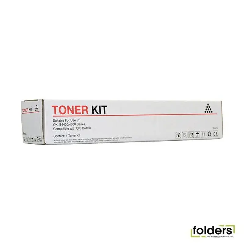 Icon Compatible OKI B44TONE Black Toner Cartridge