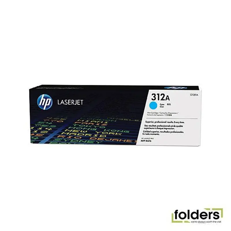 HP #312A Cyan Toner CF381A
