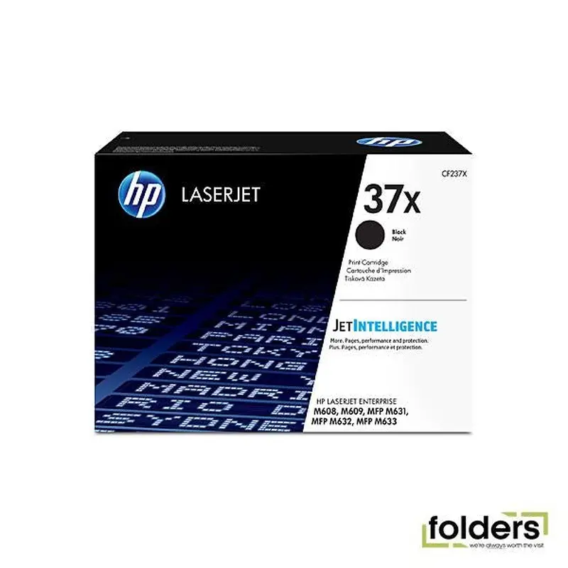 HP #37X Black Toner CF237X