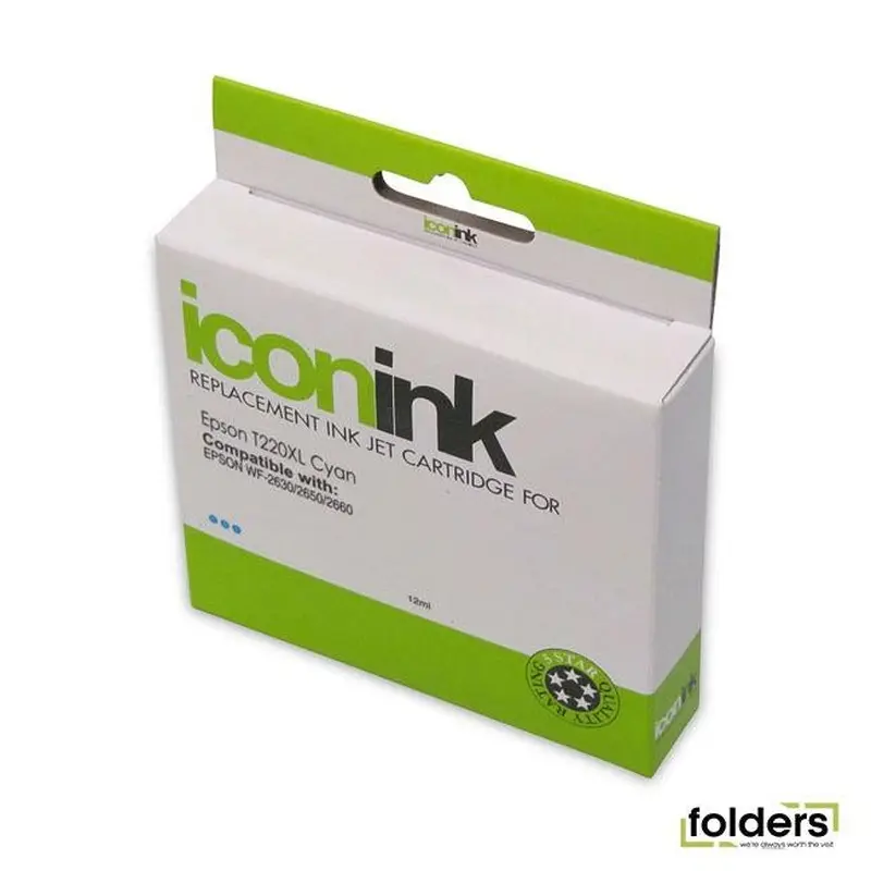 Icon Compatible Epson 220XL Cyan Ink Cartridge (C13T294292)