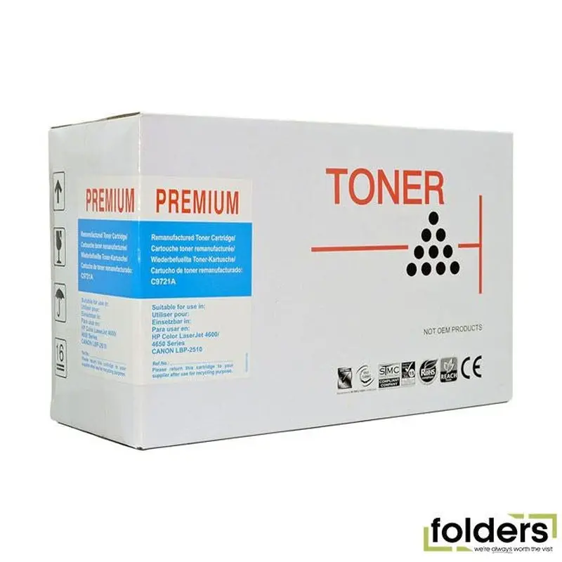 Icon Remanufactured HP C9721A Cyan Toner Cartridge