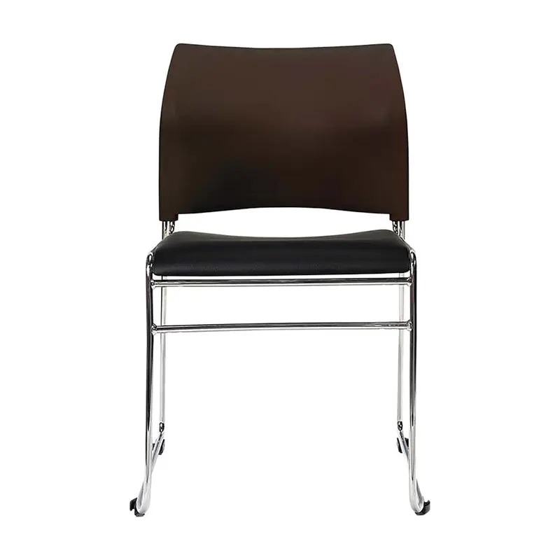 Buro Maxim Meeting Chrome Frame ChairWhite Backed