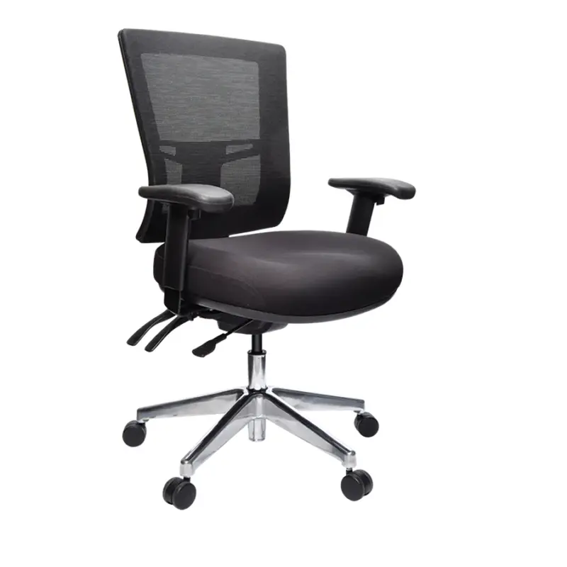 Buro Metro II 24/7 Office Alloy Base Mid Back ChairWithout Arms