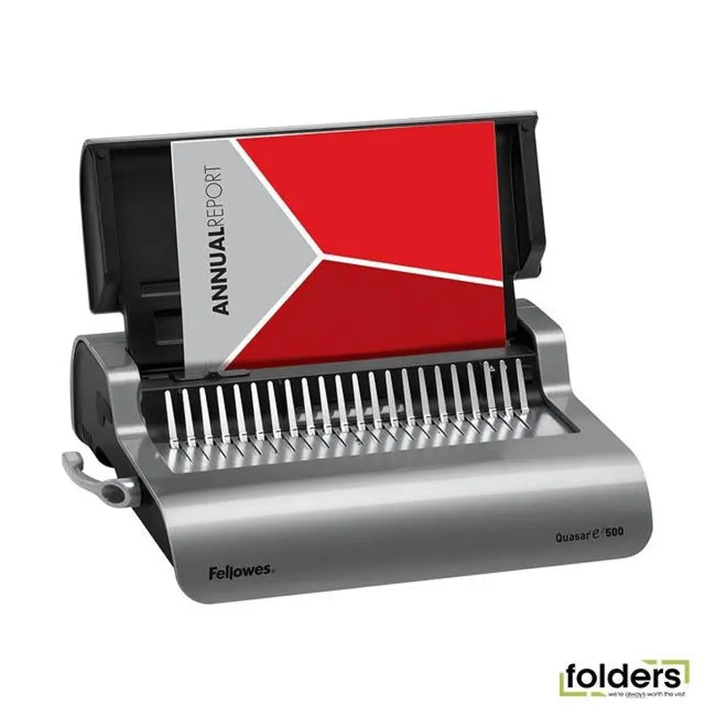 Fellowes Quasar-E 500 Plastic Comb Binding Machine