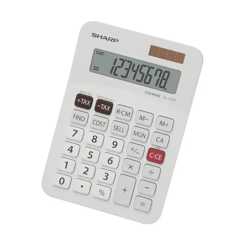 Sharp EL-330FB Twin Power Desktop Tax Calculator