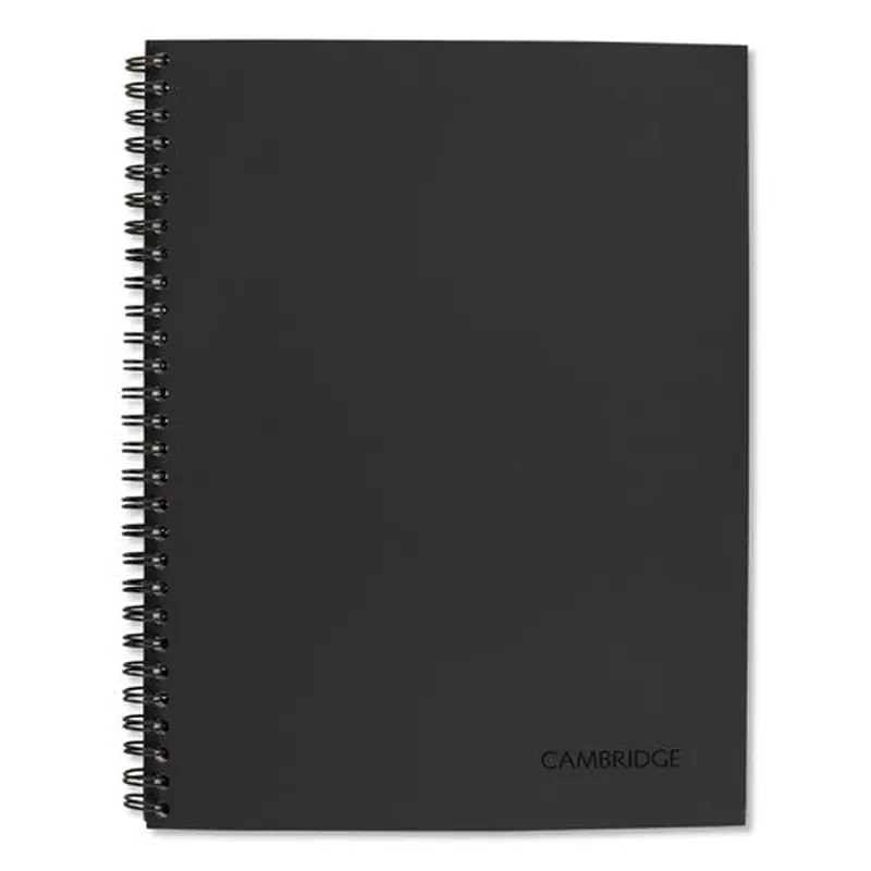 Wirebound Guided Action Planner Notebook, 1-subject, Project-management Format, Dark Gray Cover, (80) 9.5 X 7.5 Sheets