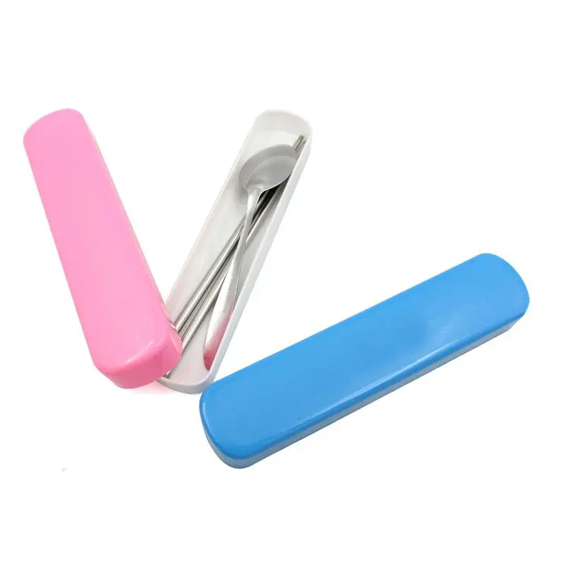 2 Piece Cutlery Set In Slide-Open Rectangular Plastic Case1000 