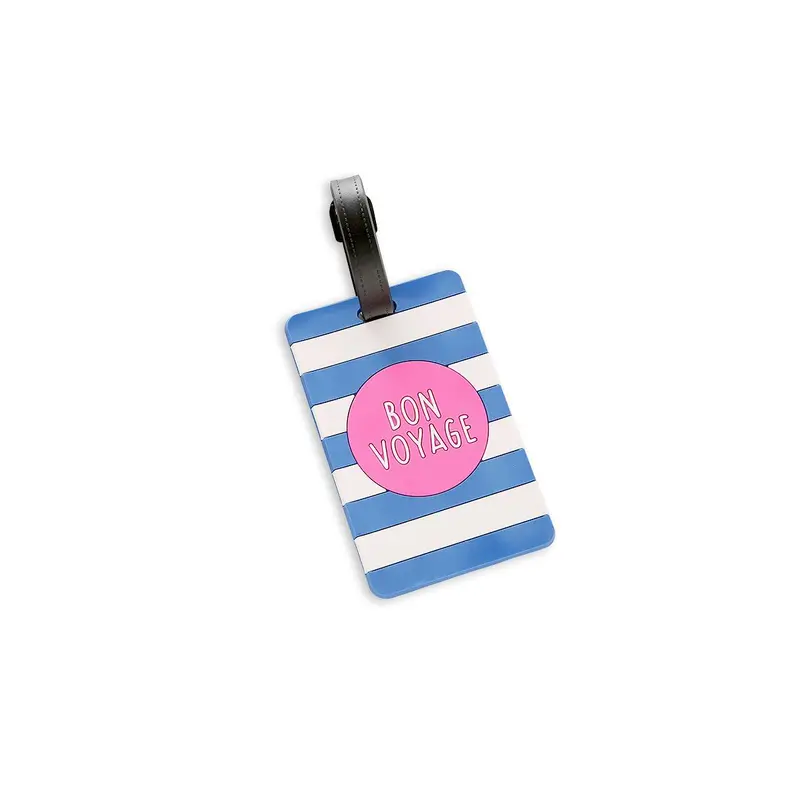 Bon Voyage  Wording Travel Luggage TagAssorted