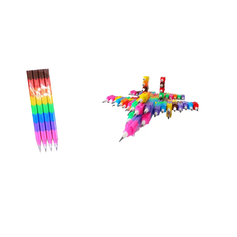 Building Block Pencil (Packof4)Crayon