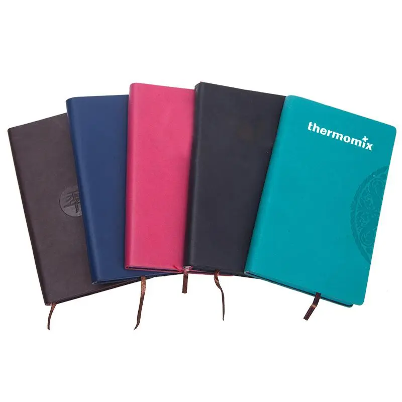 Business Notebook With Embossed Flower Pattern On Pu Leather Cover1000 