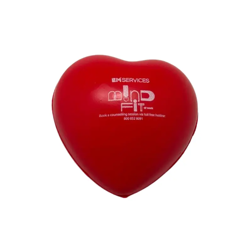 Customised Heart-Shaped Stress Ball (Preorder)