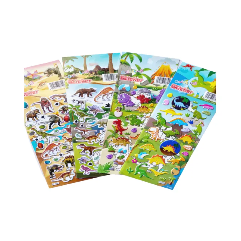 Dinosaurs Theme 3D Stickers