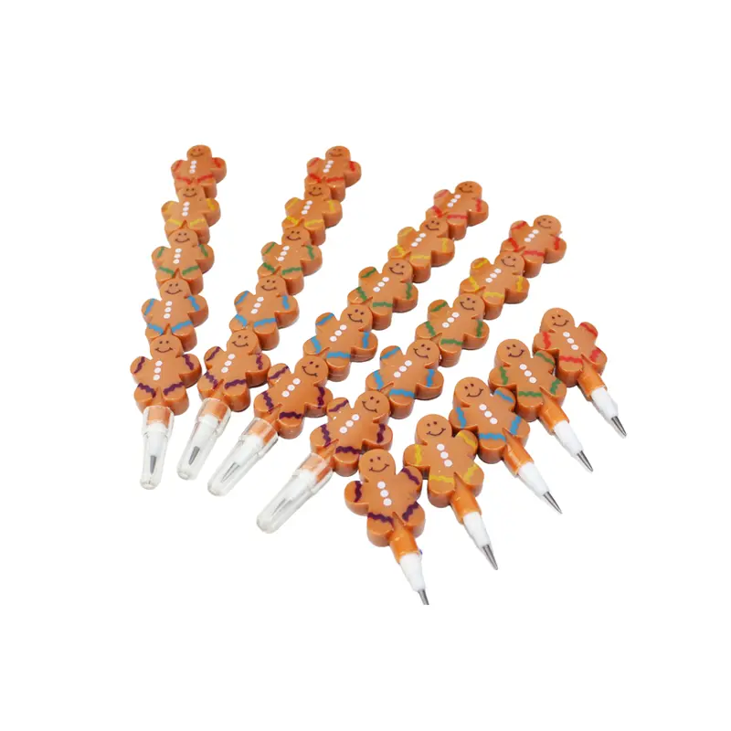 Christmas Gingerbread Man Skewer PencilAssorted