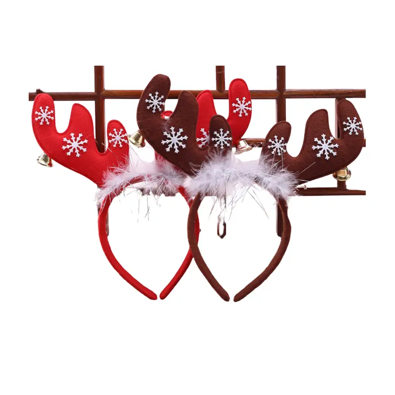 Christmas Reindeer Design Head BandAssorted