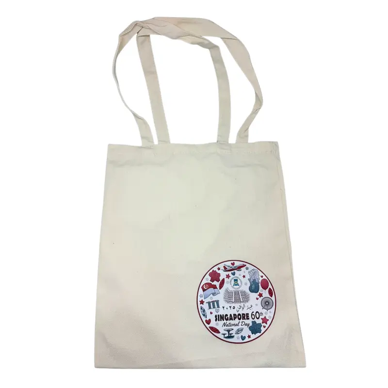 Customised Singapore Skyline Theme Cotton Tote Bag 33x38cm (Preorder)