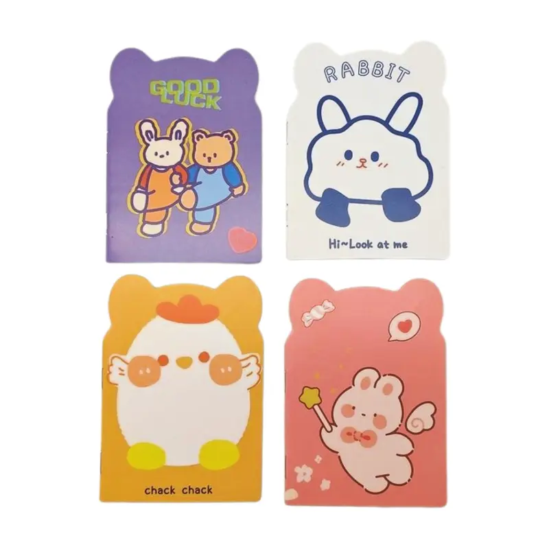 Cute Cartoon Design Mini Pocket NotepadAssorted