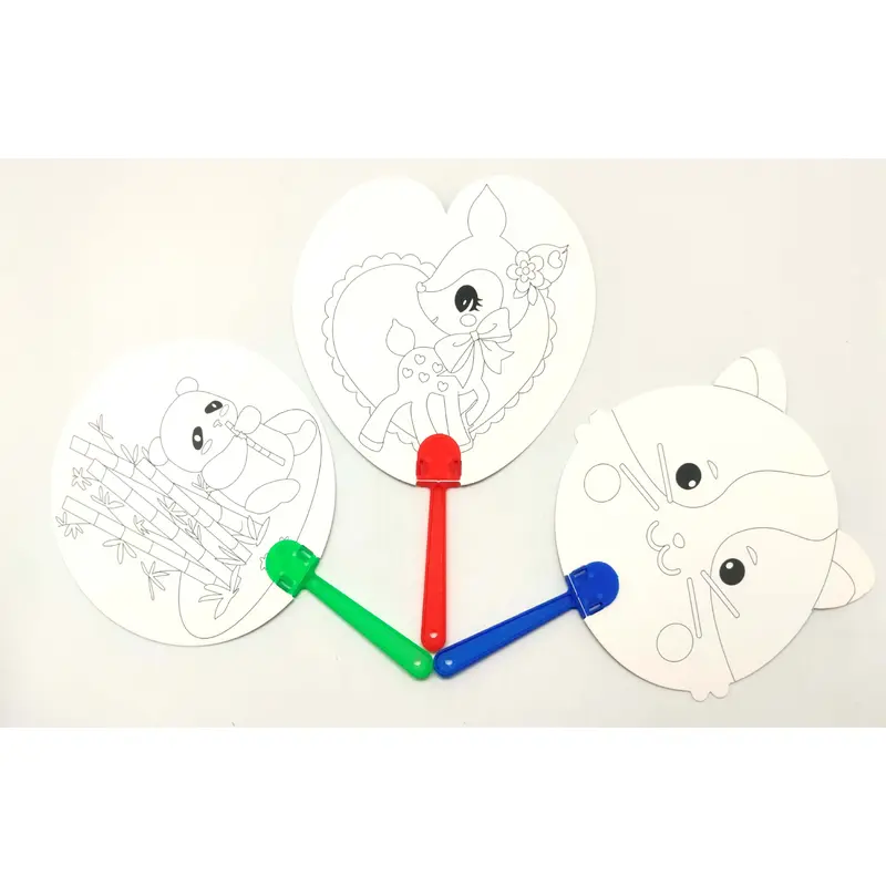 DIY Colouring FanAssorted