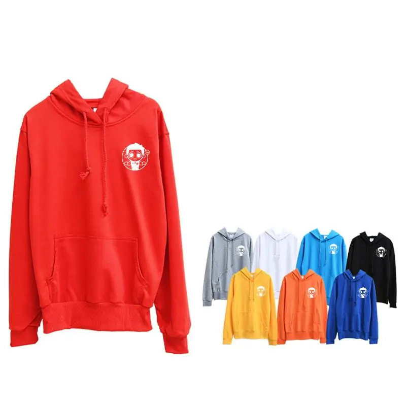 Long-Sleeved Terry Cloth Sweater With Hood500 