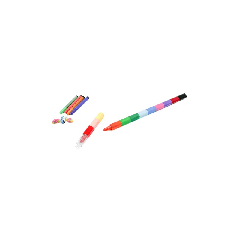 Marker and Crayon Stationery Set
