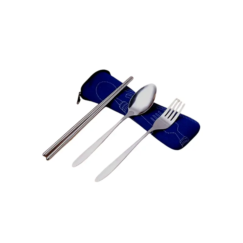 Metal Cutlery Set with pouch500 