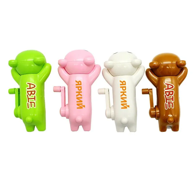 Mini Hand-Crank Fan In Cartoon Design1000 
