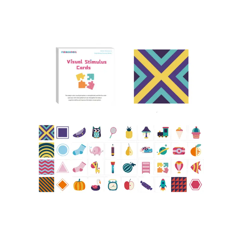 Multicolour Vision Stimulation Flash Cards