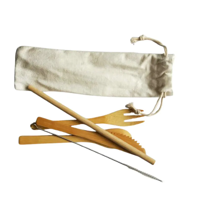 Portable Bamboo Cutlery Set (Deliver in 4-6 weeks)