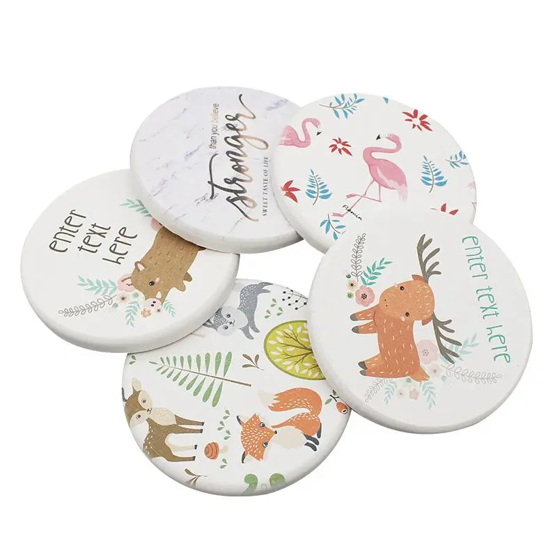 Round Clay Coasters1000 