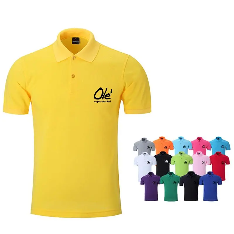 Short-Sleeved Polo Shirt With Thick Lapels And 2 Buttons1000 