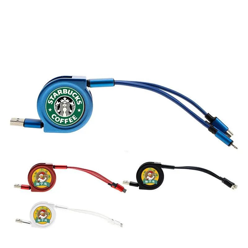 Retractable 3-in-1 Charging Cables500 