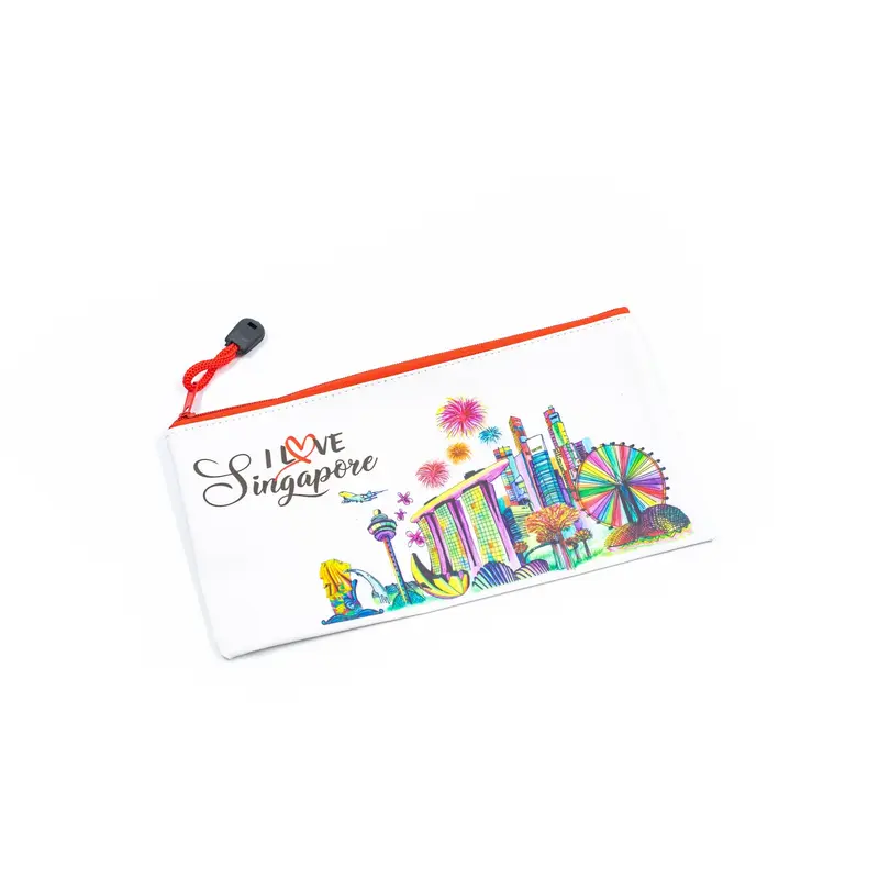 Singapore Design Zip Pencil Case1000 