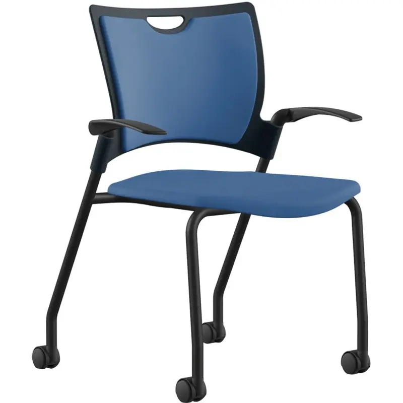 9 to 5 Seating Bella Fabric Seat Mobile Stack Chair [SKU - NTF1315A12BFCD]EA