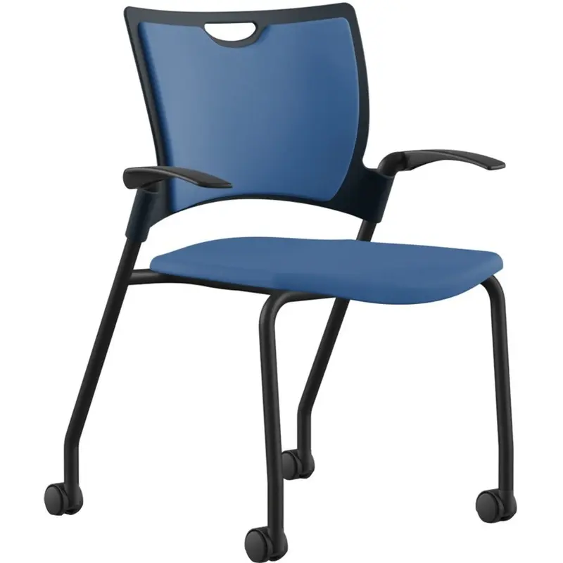 9 to 5 Seating Bella Fabric Seat Mobile Stack Chair [SKU - NTF1315A12SFCD]EA