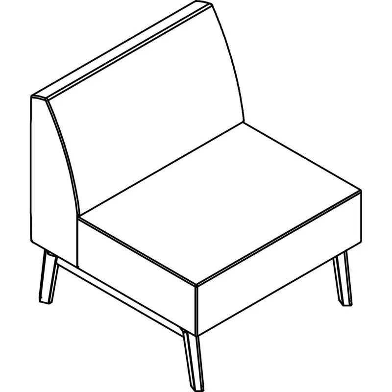 Arold Hip Hop Collection Straight Chair [SKU - AROHC30W20TP06]EA